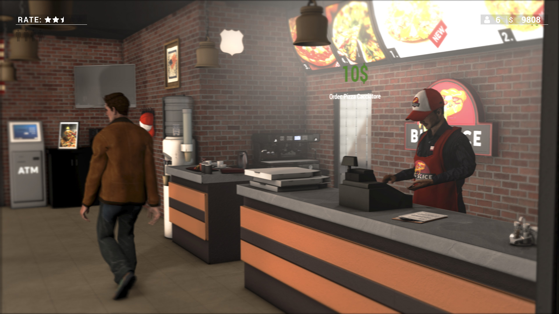 比萨餐馆模拟器图片