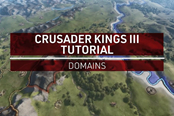 《十字军之王 3》领地演示 介绍发展度、掌控度及民意