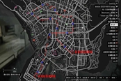 GTA5线上模式洛圣都地铁环状线路线图