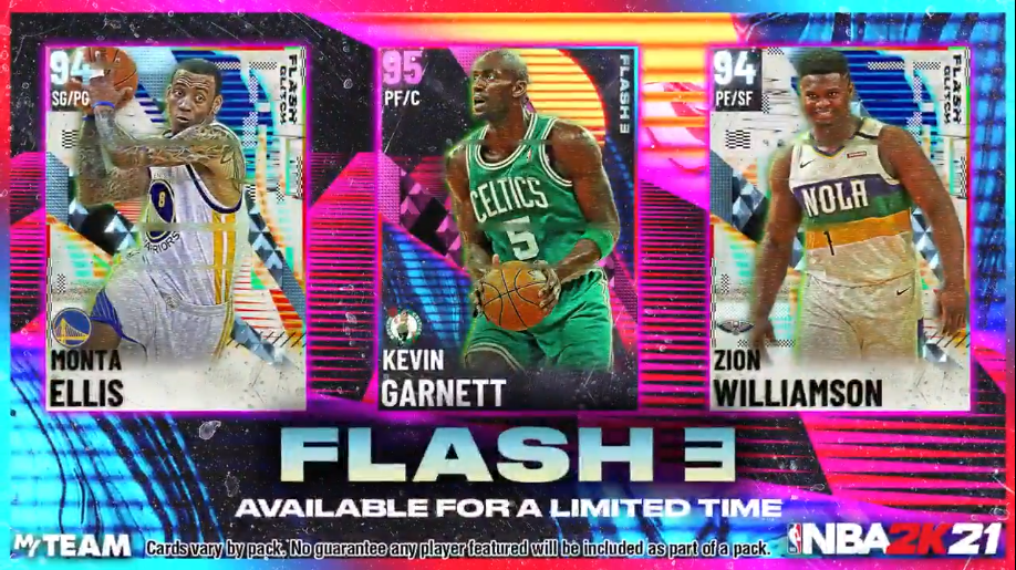 《NBA2K21》Flash3卡包内容一览