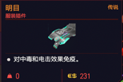 賽博朋克2077服裝插件明目屬性與獲得方法 傳說插件獲取攻略