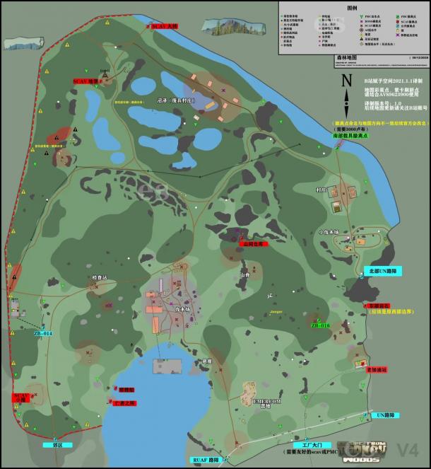逃离塔科夫0129中文森林地图分享新森林介绍