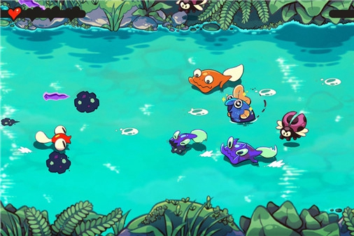 清版手绘游戏《蝌蚪历险记》免费登陆Steam平台