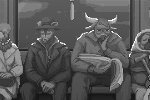 黑白风冒险游戏《地球上最长的路》上架Steam
