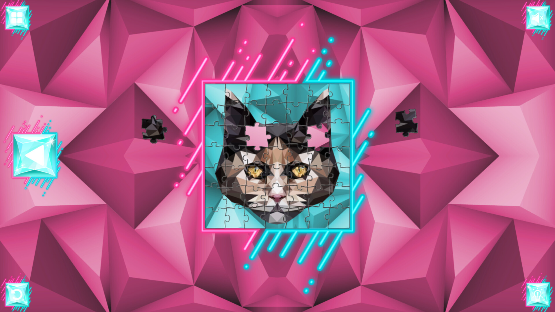 保利拼图：猫图片