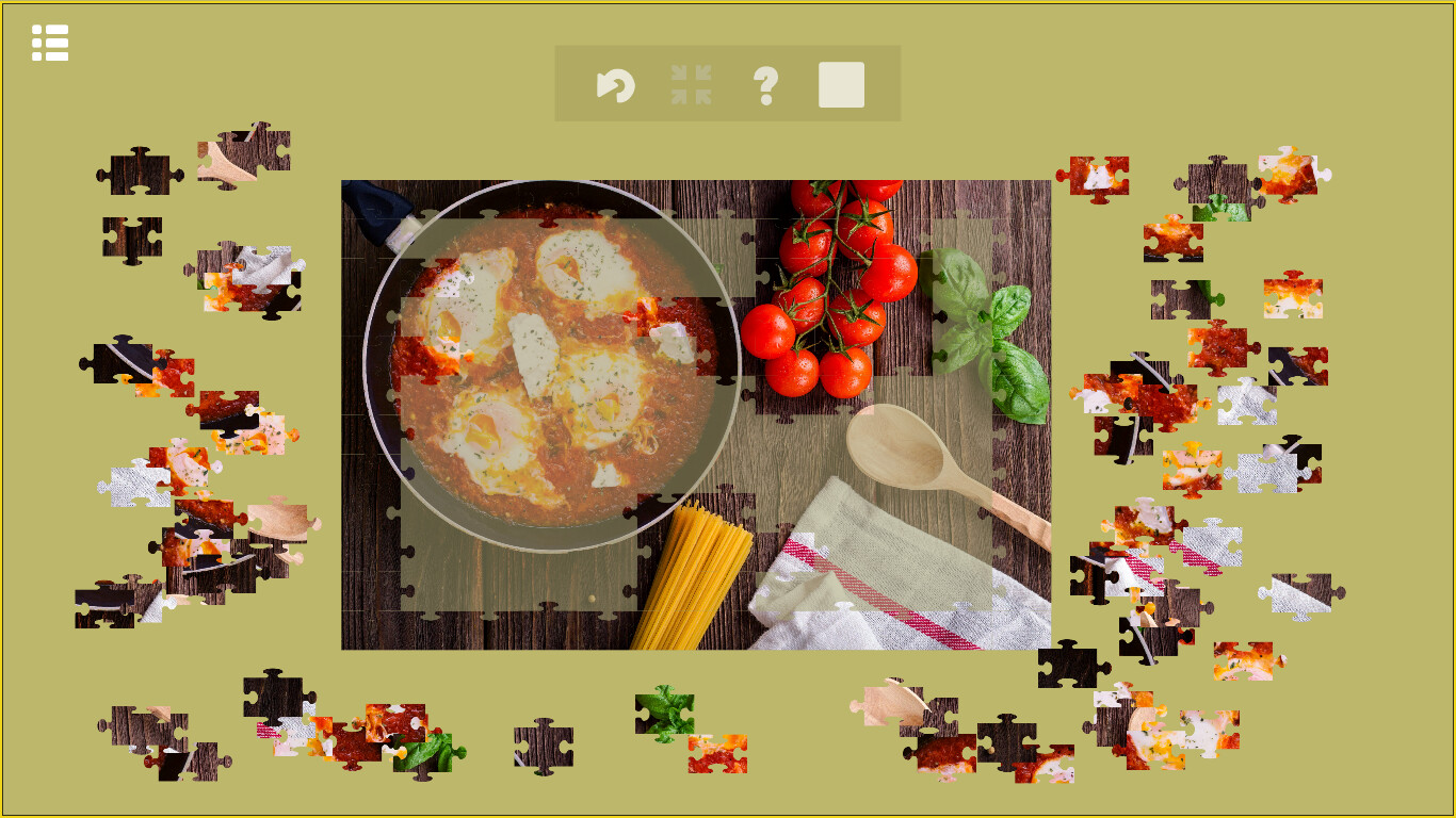 拼图游戏：美味食物图片